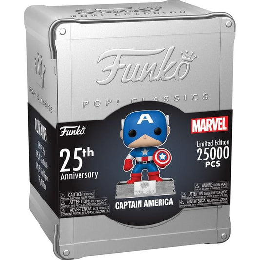 Captain America Classics Vault Tin Marvel Funko Pop Collectors Set 25000pcs