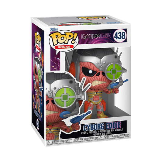 #438 Cyborg Eddie Iron Maiden Rocks Funko Pop