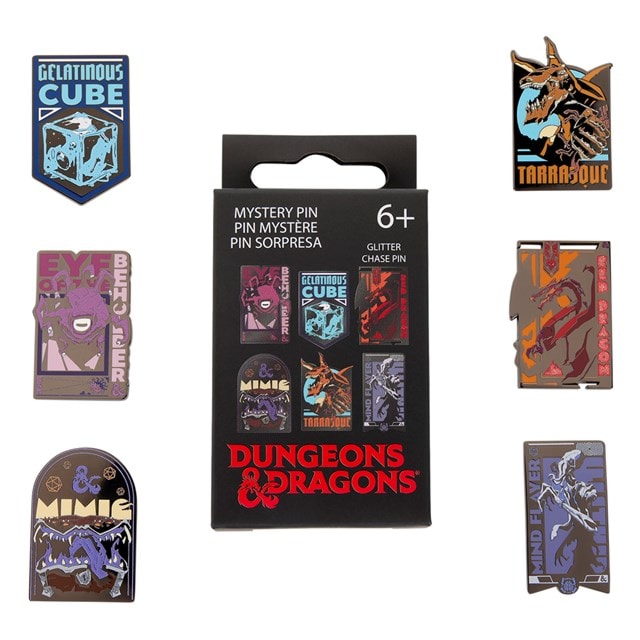 Dungeon and Dragons Loungefly Enamel Blind Box Pin