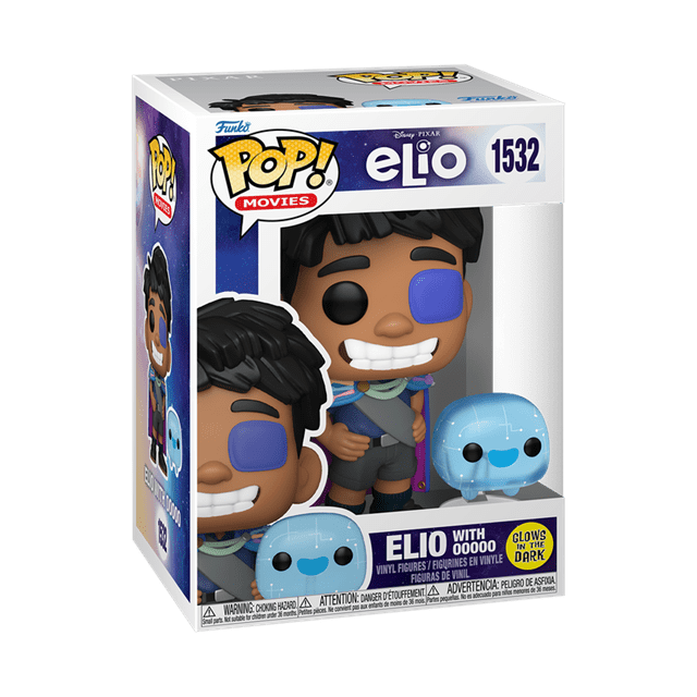 #1532 Elio with Ooooo GLOW Disney Funko Pop