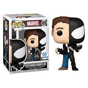 #1478 Peter Parker/Symbiote Suit GLOW CHASE FUNKO EXCLUSIVE Marvel Funko Pop