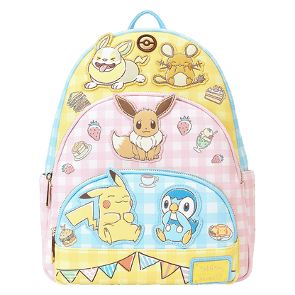 Pokemon Cafe Triple Pocket Loungefly Backpack