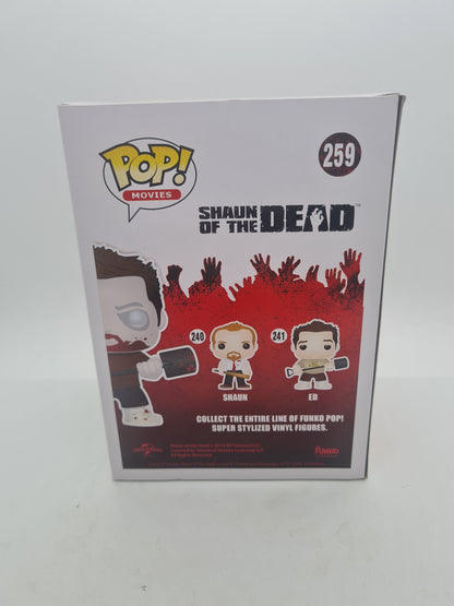 #259 Ed (Zombie) SIGNED BY NICK FROST Shaun Of The Dead Movies Funko Pop In Stack