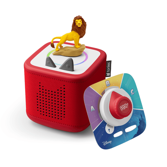 Toniebox 2 Sunset Red ToniePlay Bundle - Lion King Tonies