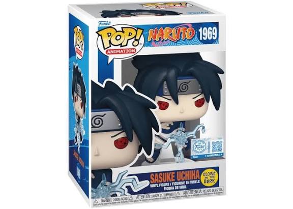 #1969 Sasuke Uchiha GLOW Naruto Animation Funko Pop