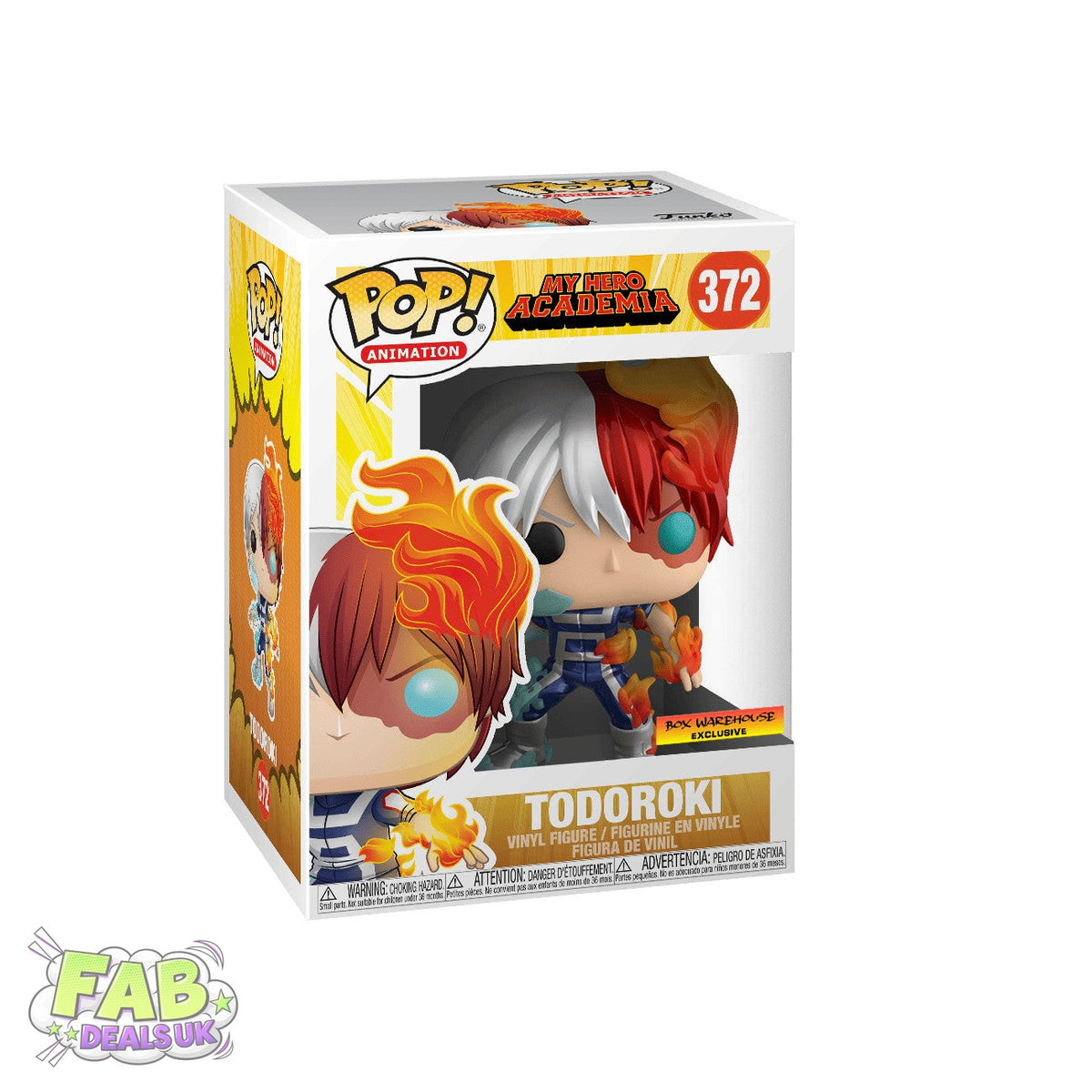 #372 Todoroki BOX WAREHOUSE METALLIC My Hero Academia MHA Animation Funko Pop