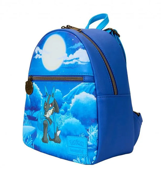 Lucario Loungefly Pokemon Mini Backpack