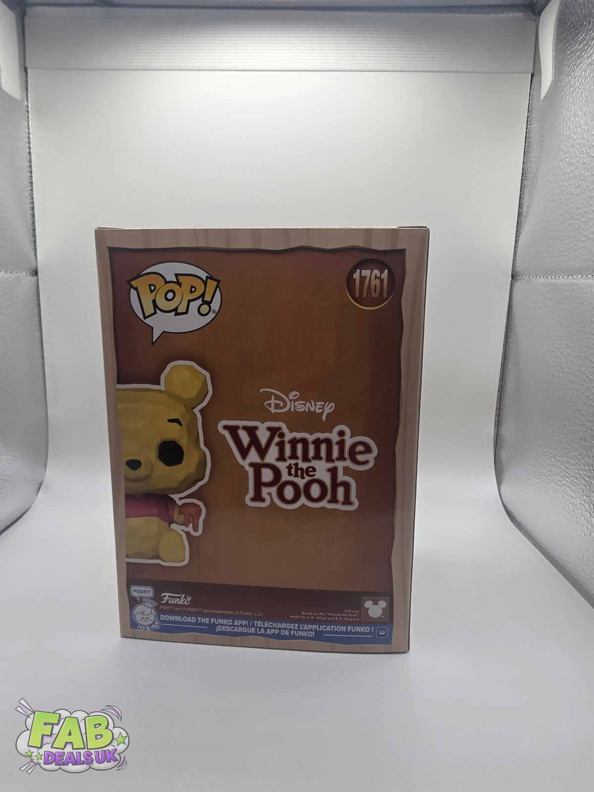 #1761 Winnie The Pooh SIGNED Jim Cummings Disney Winnie the Pooh Funko Pop