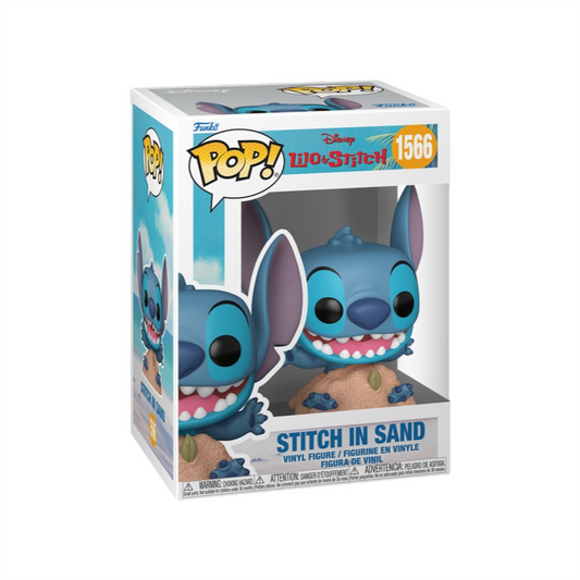 #1566 Stitch In Sand Disney Funko Pop
