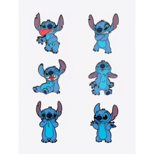 Stitch Funny Face Disney Loungefly Enamel Blind Box Pin