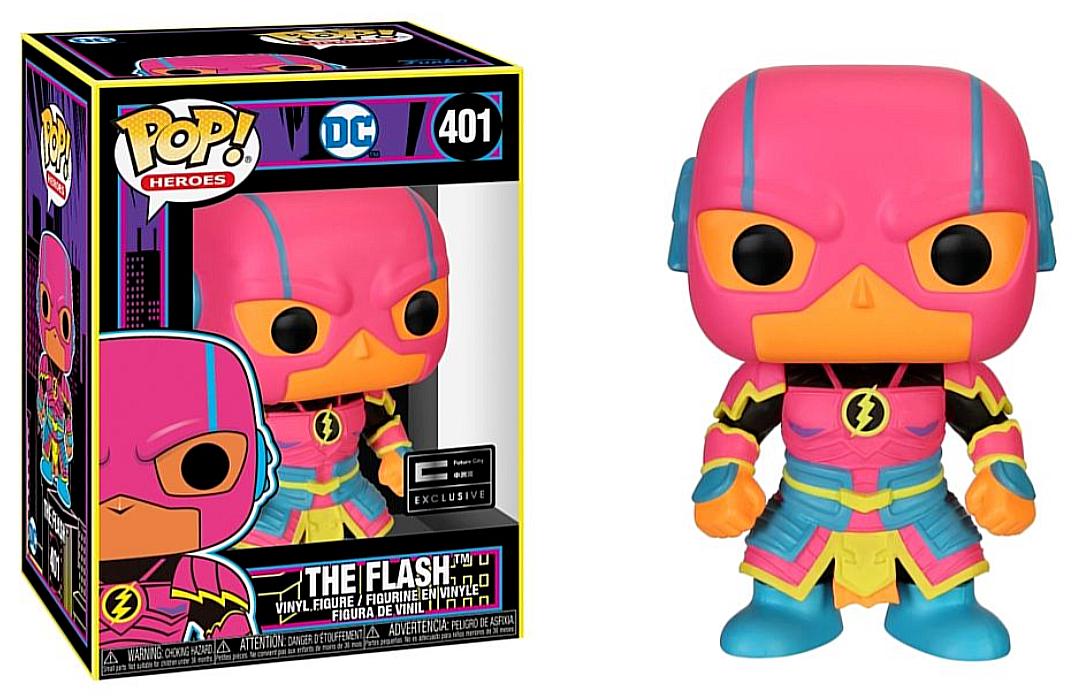 #401 The Flash Future City DC Heroes Blacklight Asia Funko Pop