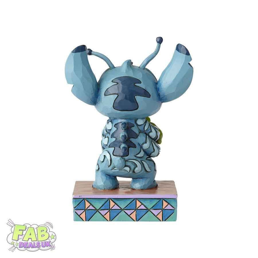 Strange Life Forms - Lilo and Stitch with Frog Figurine - Disney Traditions Ornament by Jim Shore