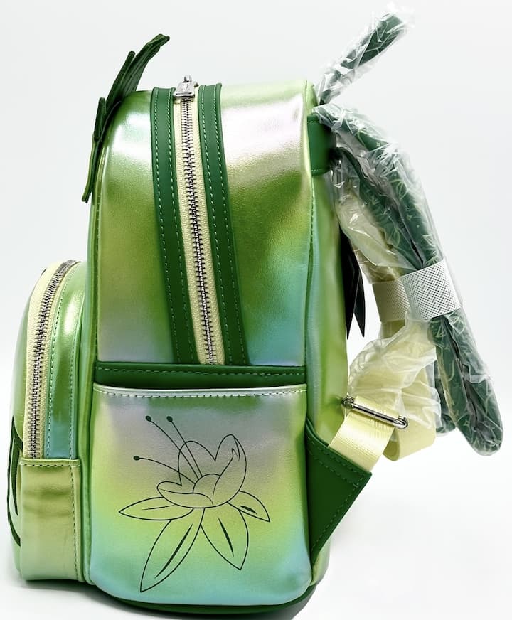 Tiana Shiny Mini Backpack Disney Princess Iridescent Loungefly Bag