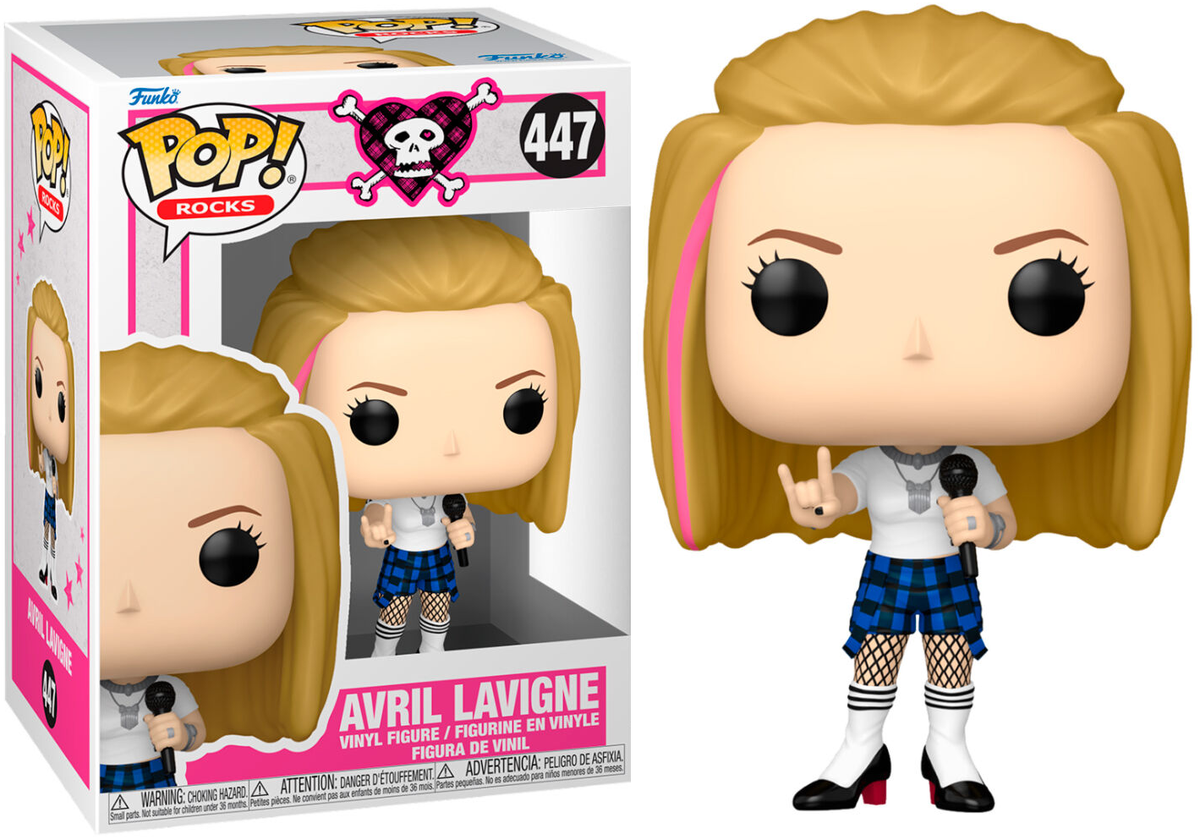 #447 Avril Lavigne Girlfriend Rocks Funko Pop