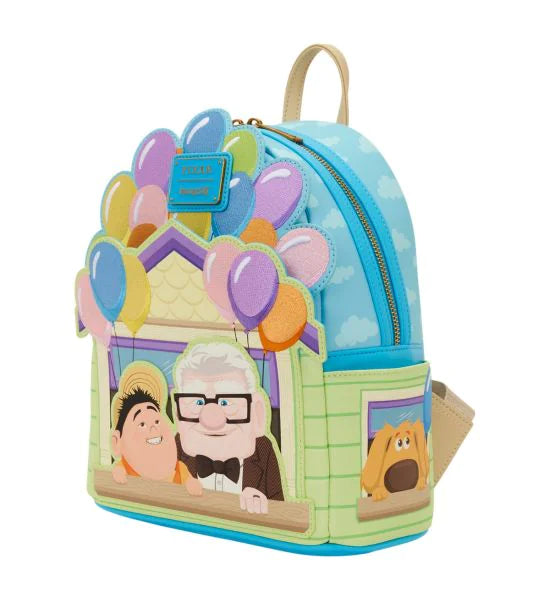 Pixar Up Carl & Russell Disney Loungefly Mini Backpack