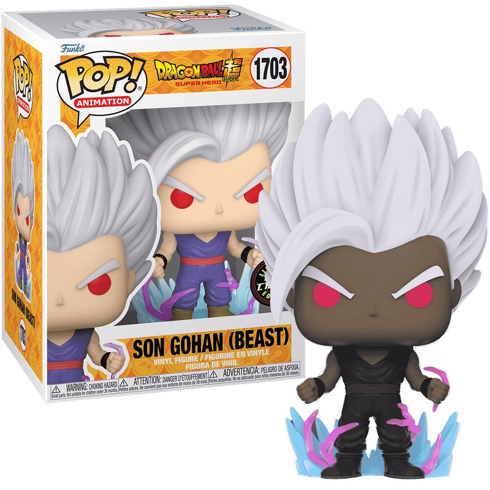 #1703 Son Gohan (Beast) GLOW CHASE Dragon Ball Super Hero Animation Funko Pop