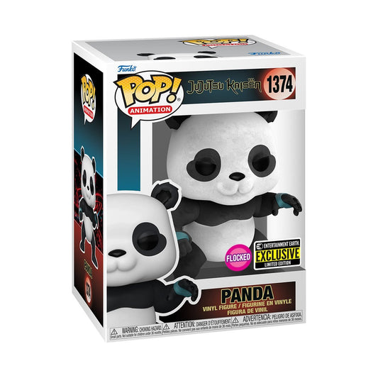 #1374 Panda FLOCKED ENTERTAINMENT EARTH Jujutsu Kaisen Animation Funko Pop