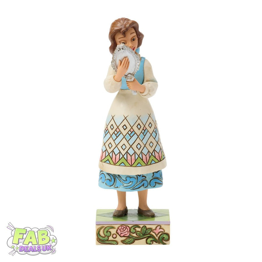 A Glimpse Within (Belle Mirror Figurine) Beauty and the Beast - Disney Traditions Ornament by Jim Shore