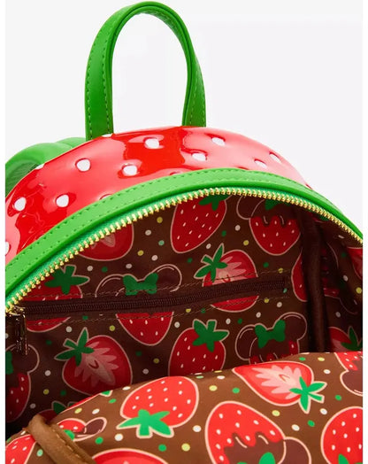 Minnie Mouse SCENTED Chocolate Strawberry Disney Loungefly Mini Backpack
