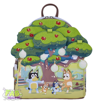 Bluey's Backyard Light Up Loungefly Mini Backpack