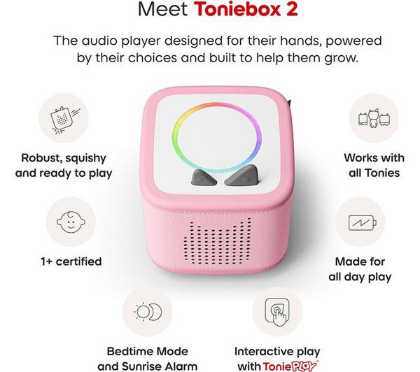 Toniebox 2 Cloud Pink Play Set Paw Patrol Chase UK Tonies Tonieplay