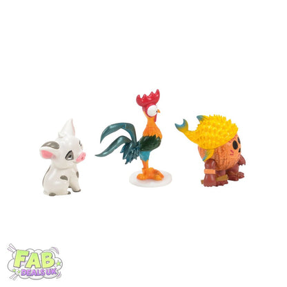 Moana Movie Mini Figurines Ornament (Set of 3) by Disney Showcase