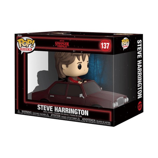 #137 Steve Harrington in Car Stranger Things Television Funko Pop Rides