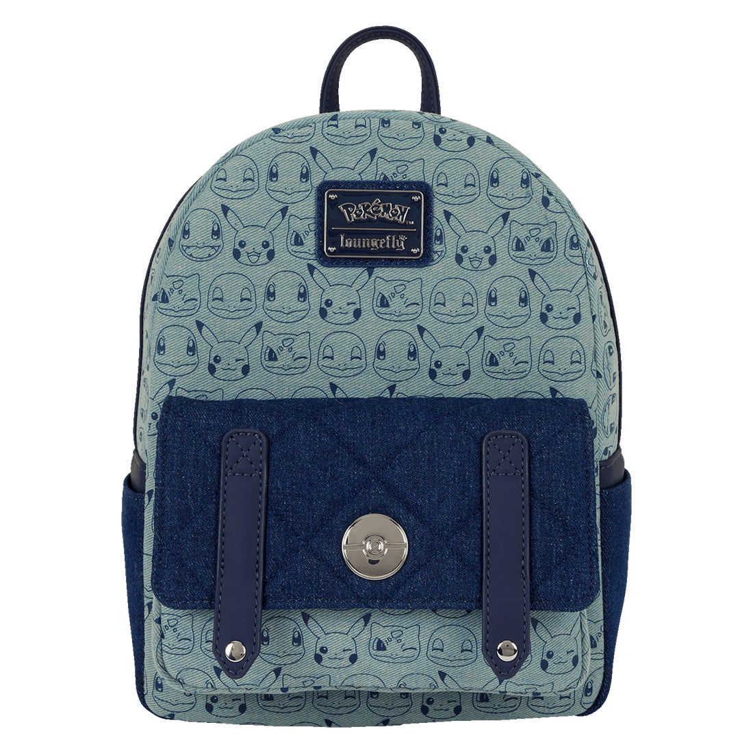 Pokemon Faux Denim Mini Loungefly Backpack
