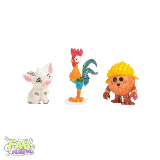 Moana Movie Mini Figurines Ornament (Set of 3) by Disney Showcase
