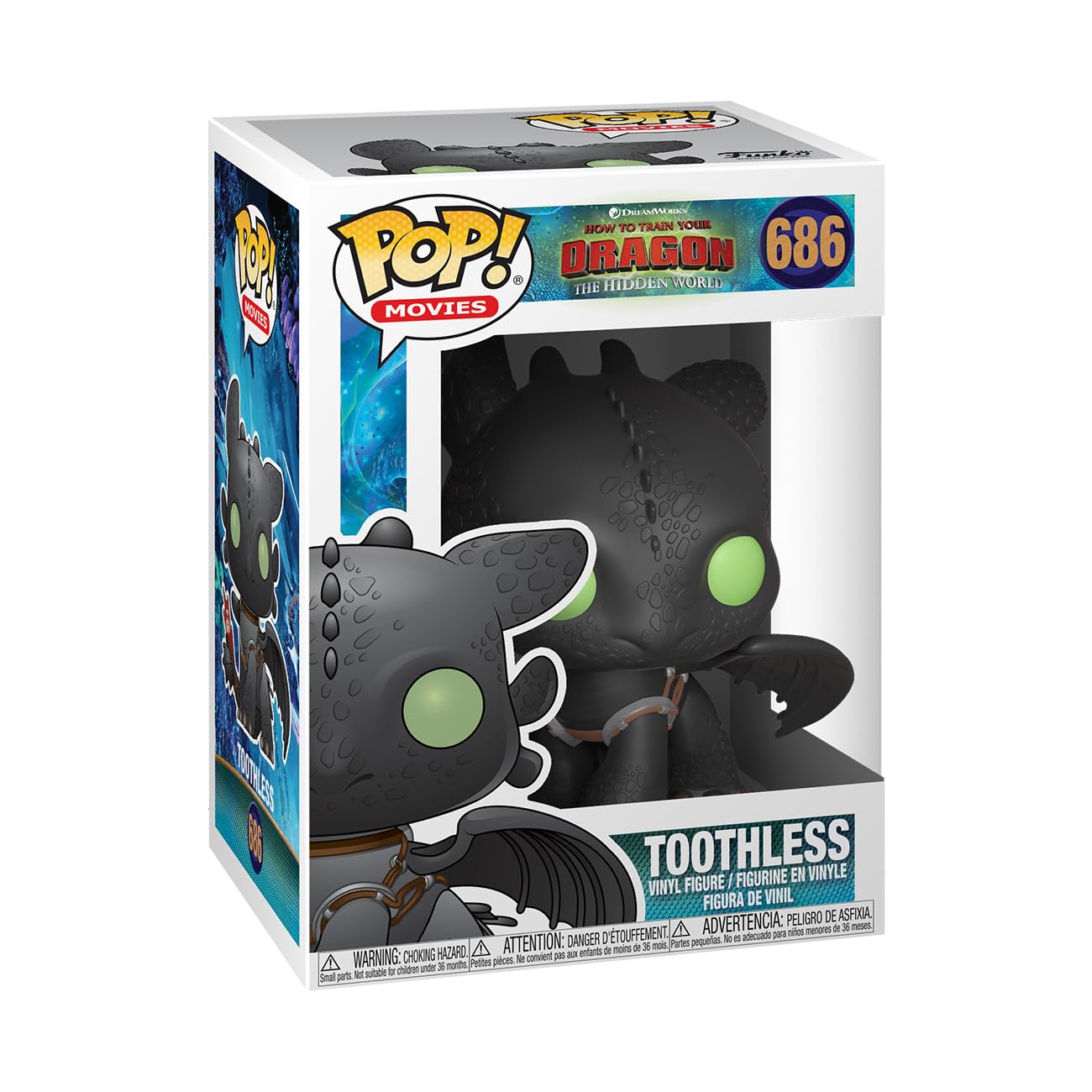 #686 Toothless How To Train Your Dragon Movies Funko Pop