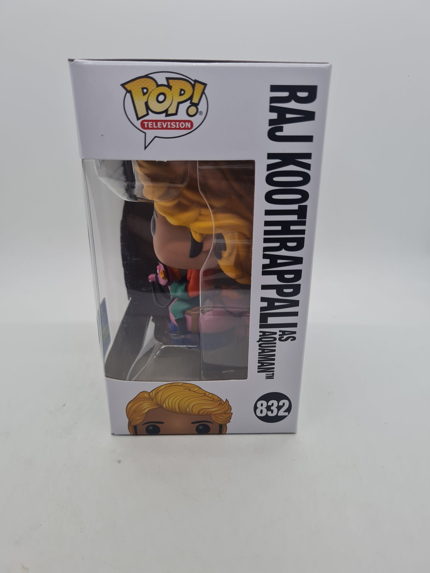 #832 Raj Koothrappali As Aquaman The Big Bang Theory Television Funko Pop