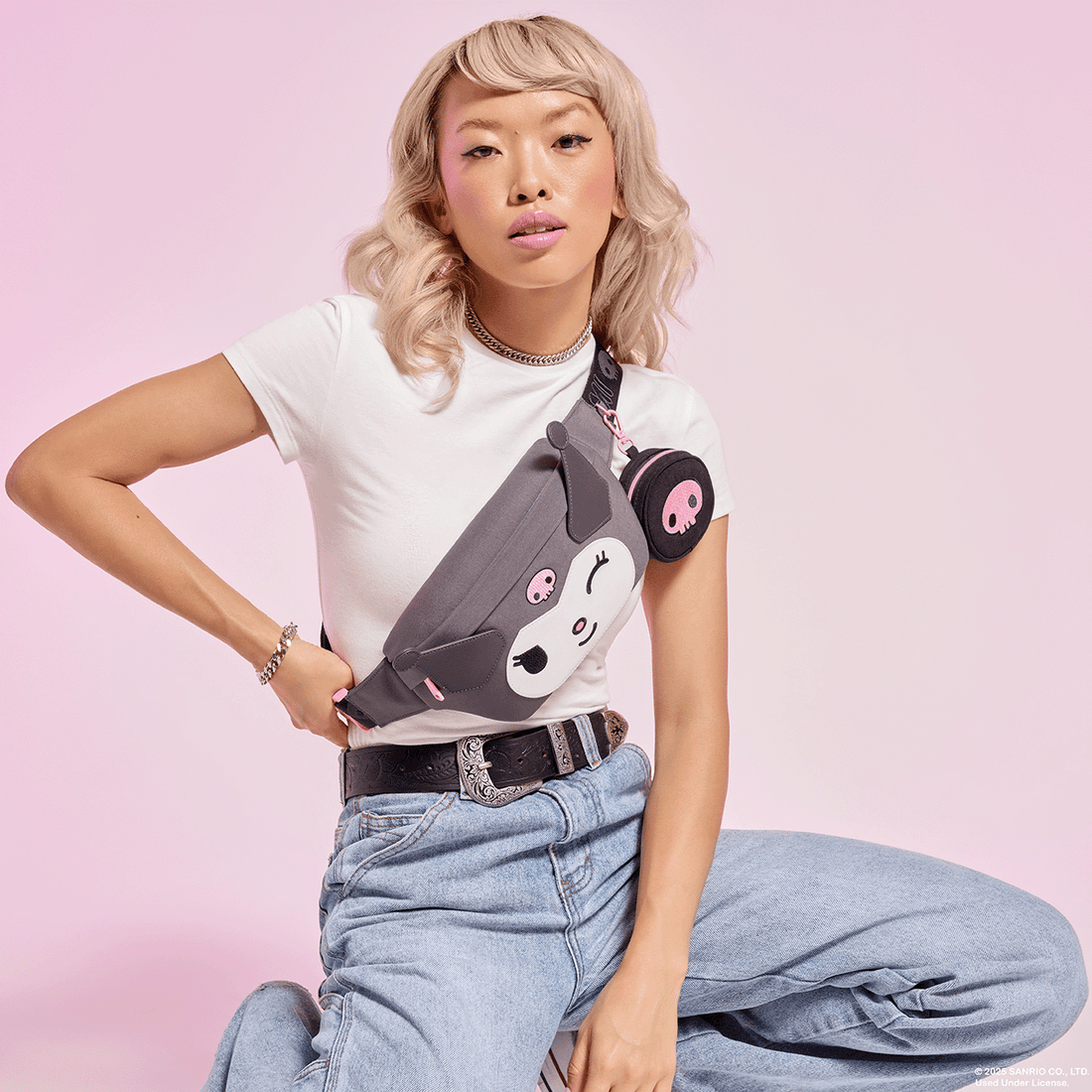 Kuromi Sanrio Belt Bag Loungefly