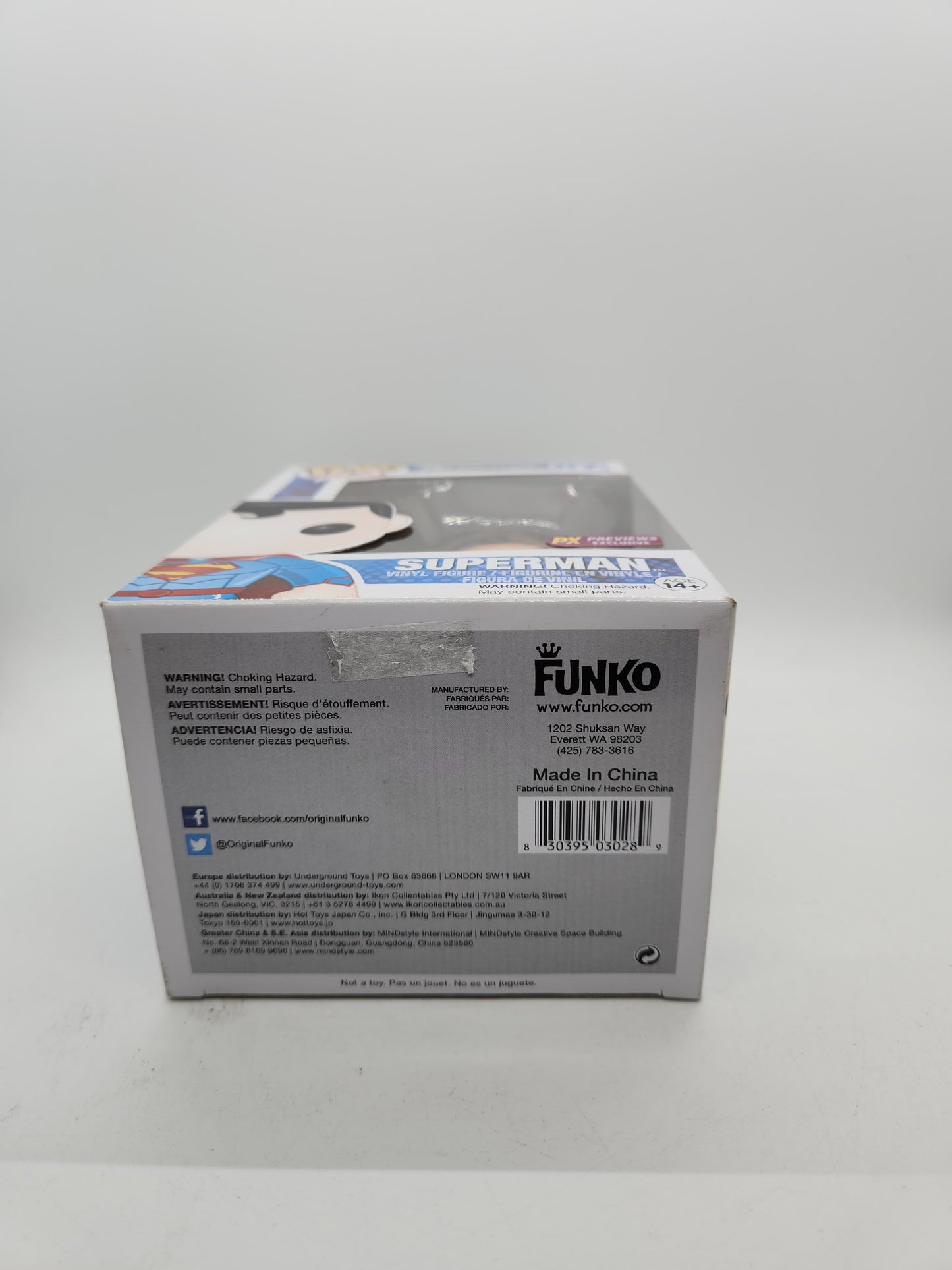 #07 Superman PX EXCLUSIVE DC Universe Heroes Funko Pop