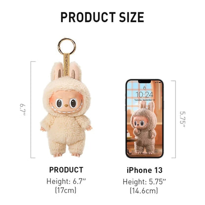 Exciting Macaron The Monsters Labubu Vinyl Face Plush Figure Blind Box PopMart GENUINE