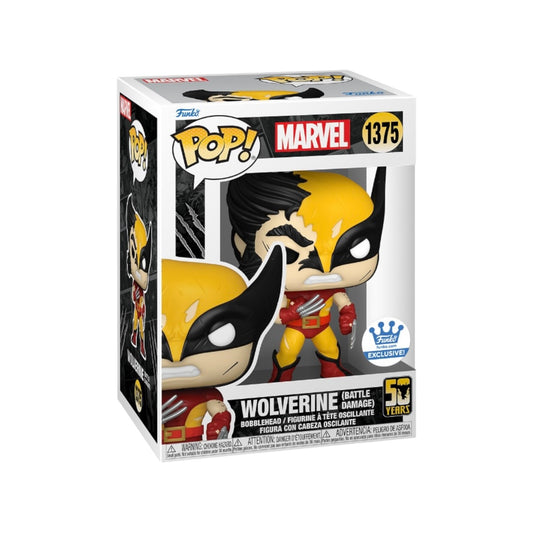 #1375 Wolverine Battle Damage Marvel Funko Pop