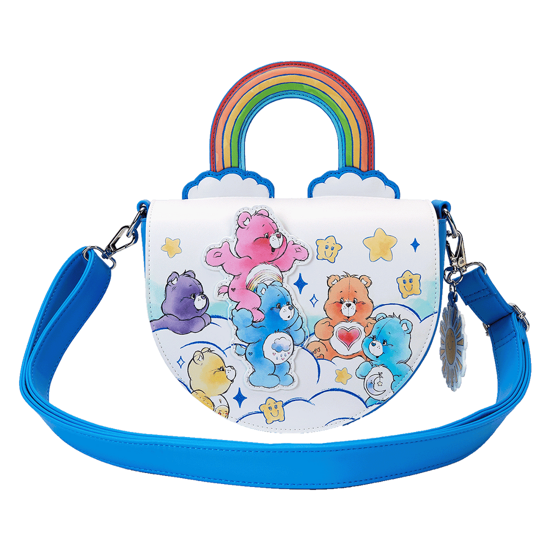 Care Bears Rainbow Handle Crossbody Loungefly Bag