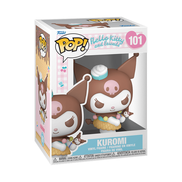 #101 Kuromi Ice Cream Hello Kitty And Friends Funko Pop