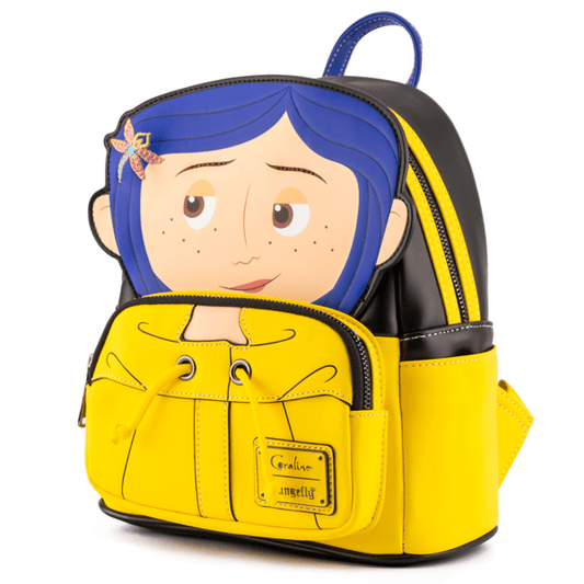 Laika Coraline Raincoat Horror Loungefly Mini Backpack