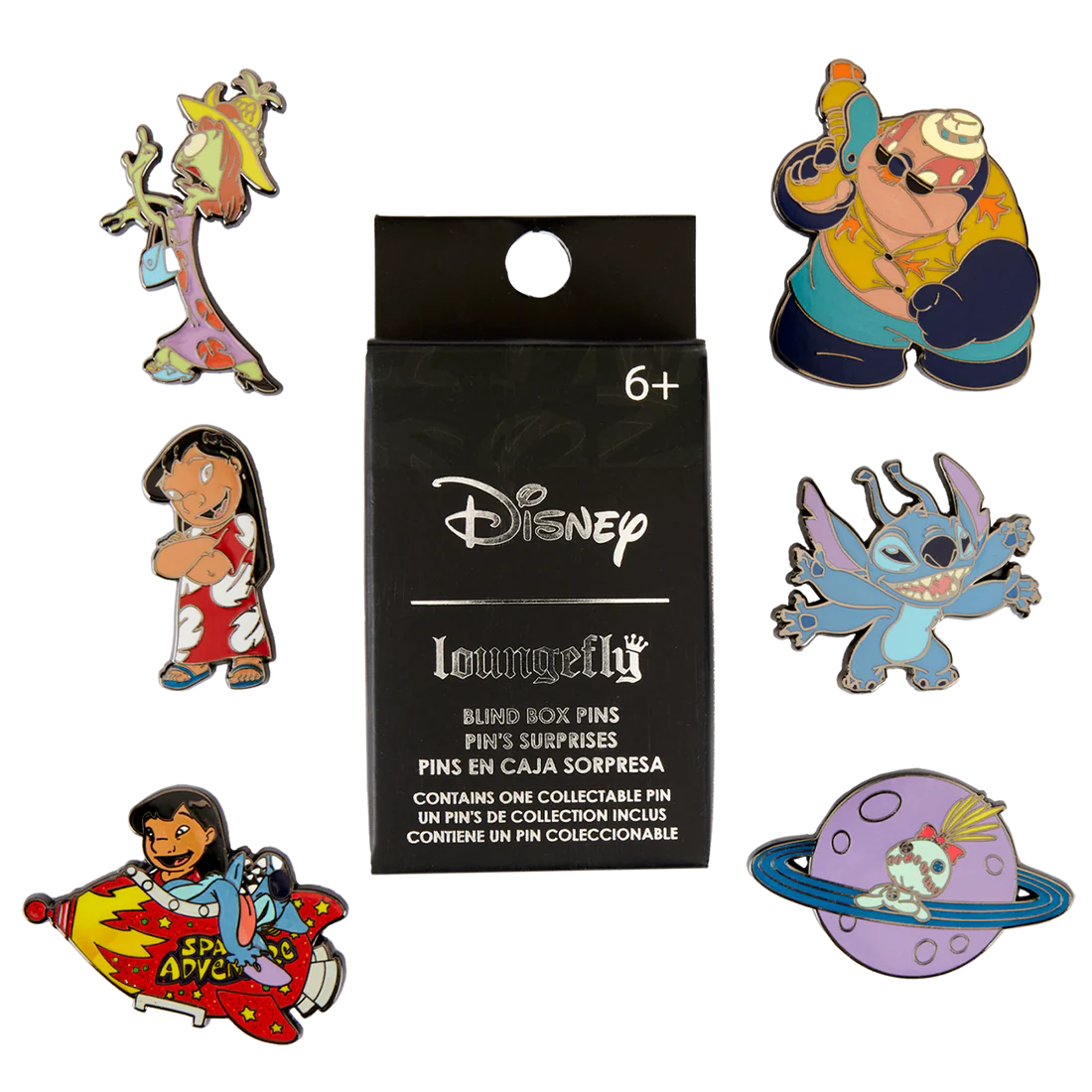 Lilo and Stitch Disney Loungefly Enamel Blind Box Pin