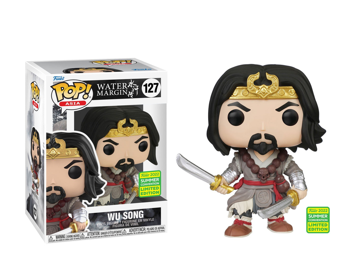 #127 Wu Song 2022 SUMMER EXCLUSIVE Water Margin Asia Funko Pop
