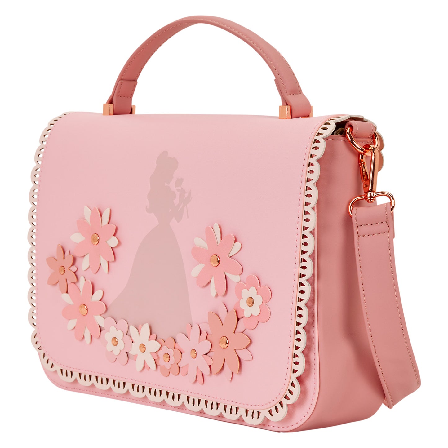 Pink Disney Princess Stained Glass Crossbody Loungefly