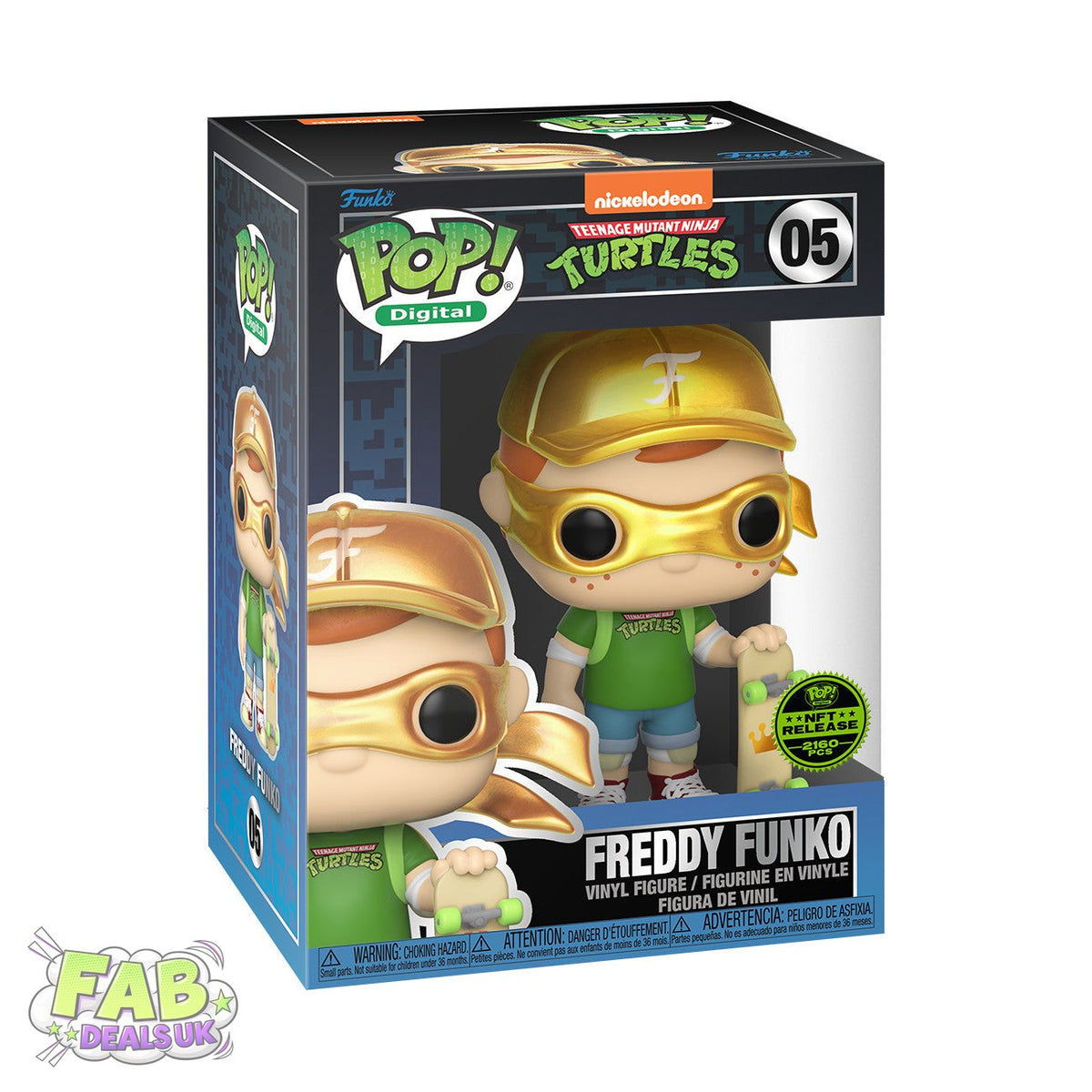 #05 Freddy Funko NFT DIGITAL 2160 pcs TMNT Teenage Mutant Ninja Turtles Funko Pop in Stack