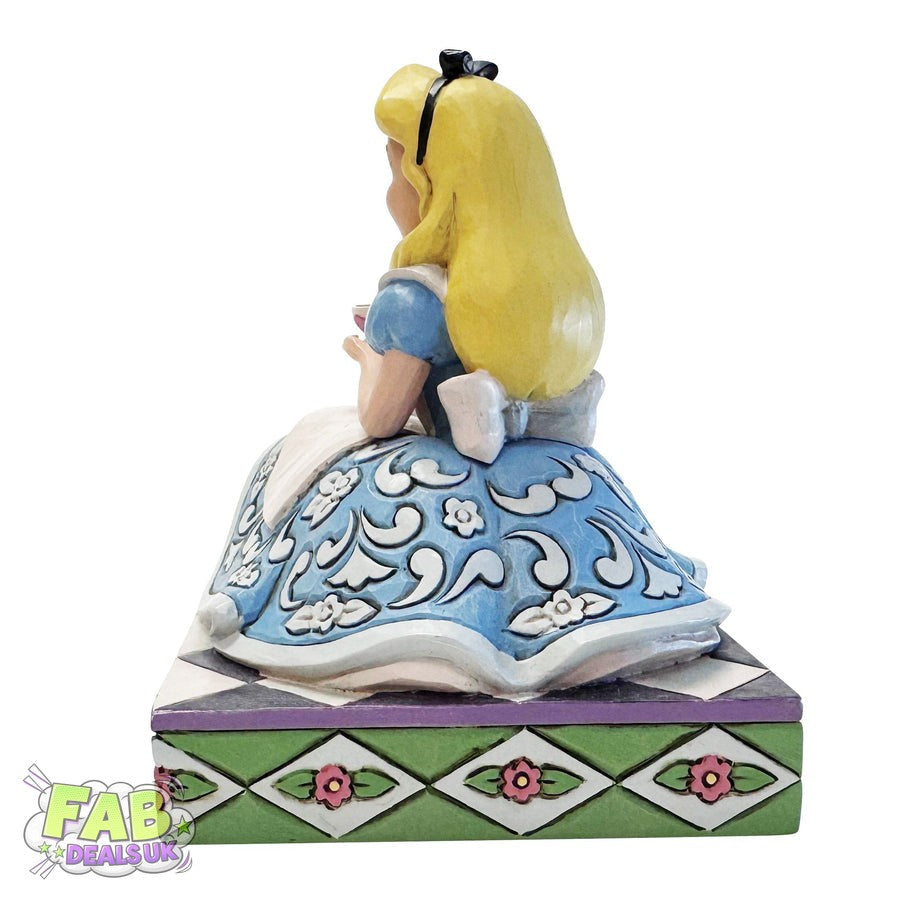 A Cup of Curiosity (Alice with Teapot Figurine) - Disney Traditions Ornament by Jim Shore