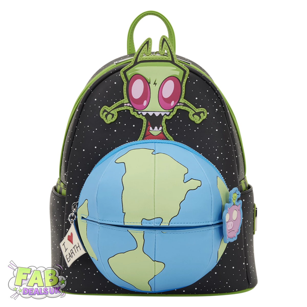 Invader Zim Glow Nickelodeon Loungefly Mini Backpack