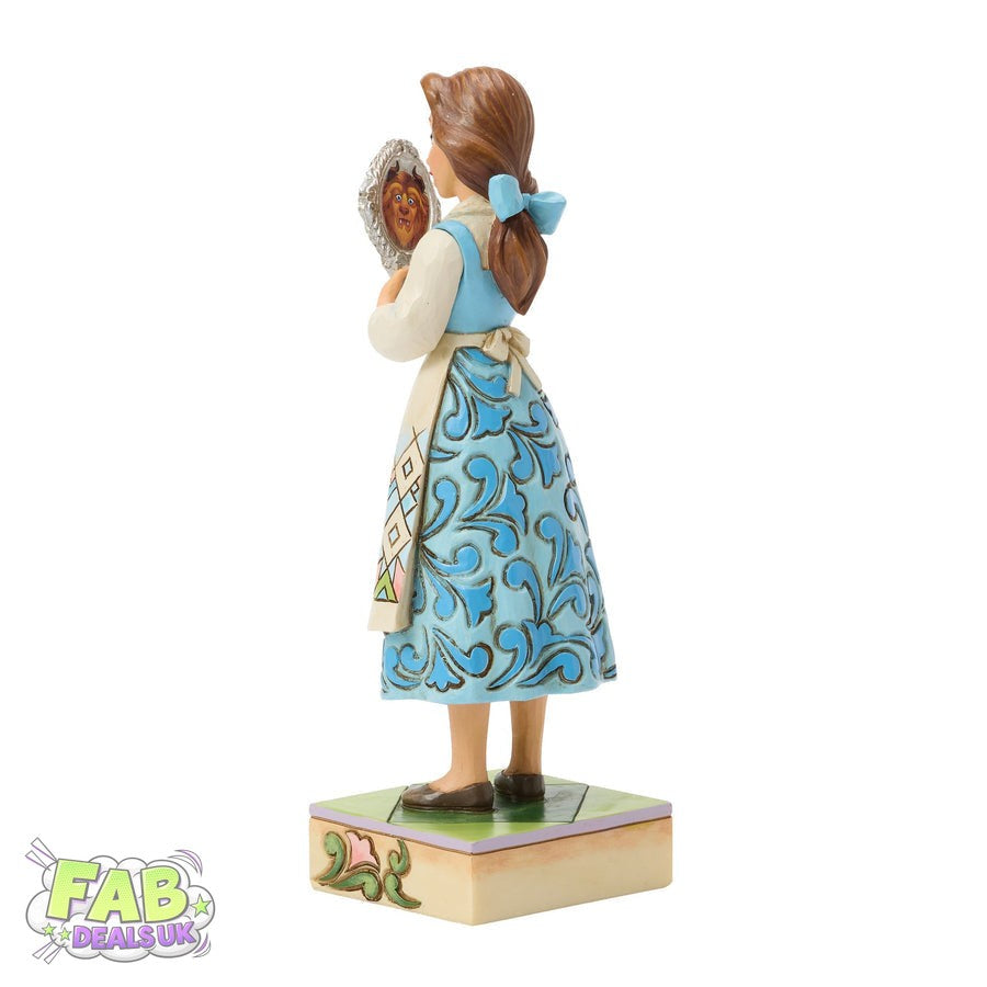 A Glimpse Within (Belle Mirror Figurine) Beauty and the Beast - Disney Traditions Ornament by Jim Shore