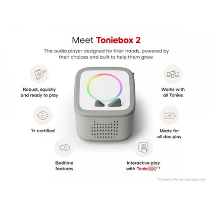 Toniebox 2 Moon Grey Starter Set Creative Tonie Rubie UK Tonies