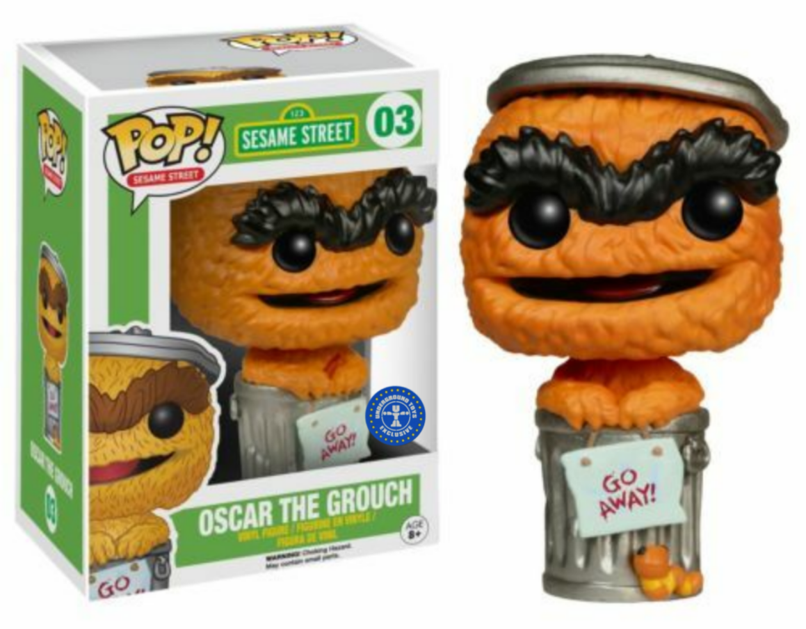 #03 Oscar the Grouch UNDERGROUND TOYS Sesame Street Funko Pop