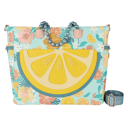 Loungefly Lemon Floral Convertible Tote Bag
