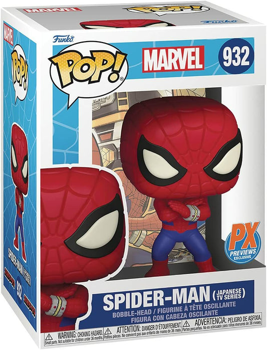 #932 Spider-Man Japanese TV Series PX PREVIEWS Marvel Funko Pop