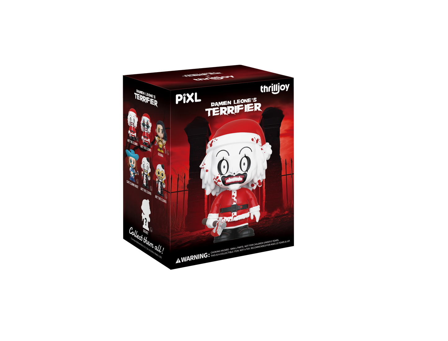Terrifier Art the Clown Series Thrilljoy Individual Thrilljoy PIXL! Sealed Mystery Box Figure Damian Leone